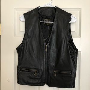Express Leather Vest, women’s size Medium